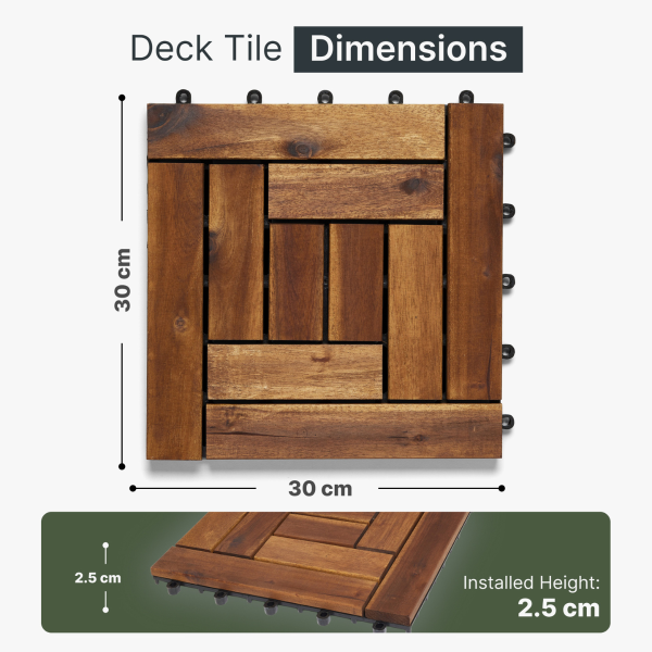 10-Slat Dimensions