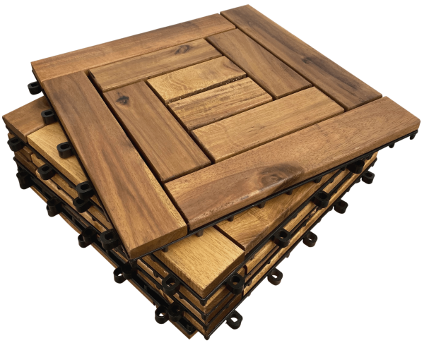 10 slat decking tiles